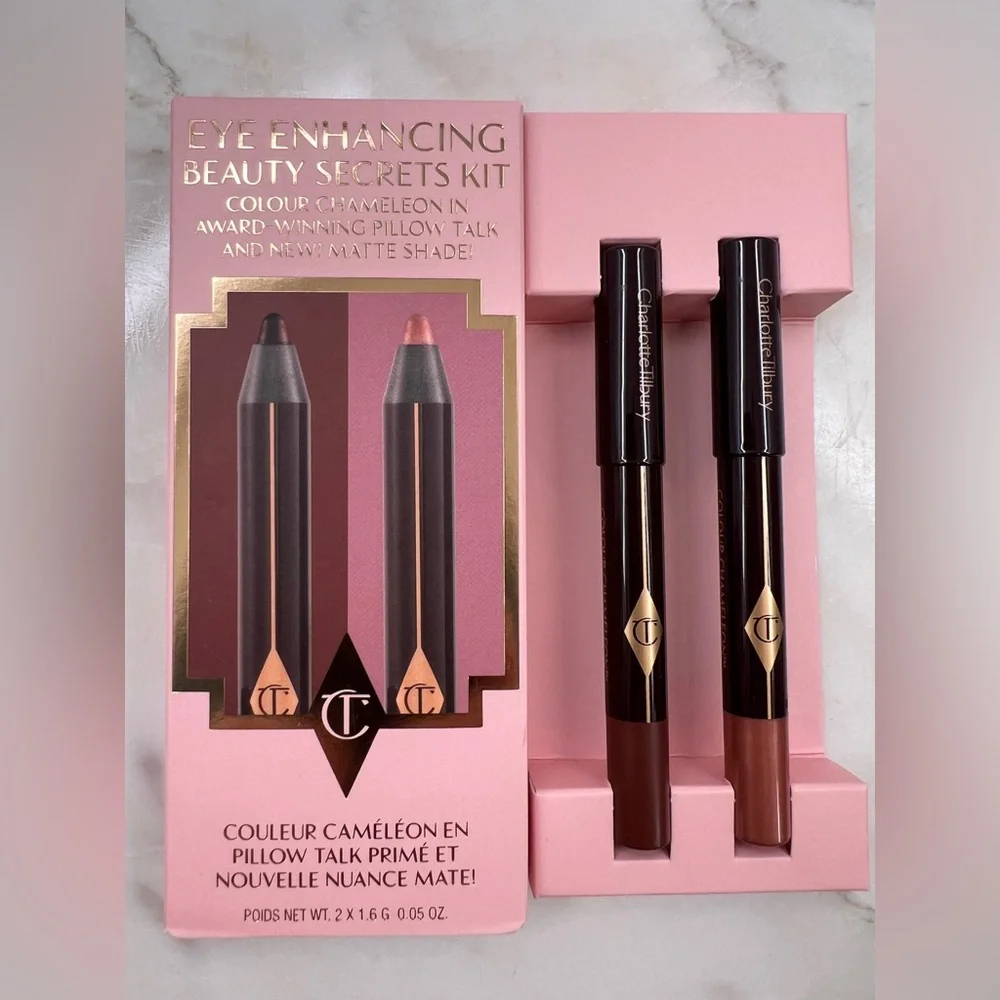 CHARLOTTE TILBURY 🎀 Pillow Talk Eye Enhancing Beauty Secrets Kit 🎀 NIB $35 MSRP - Picture 5 of 7